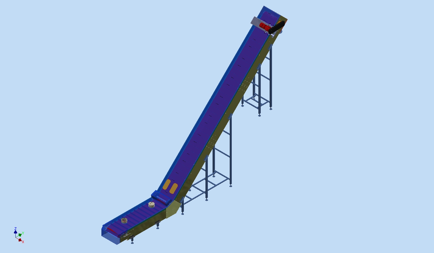 Inclined Belt Conveyor