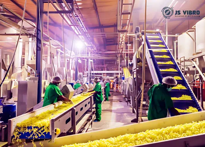 Food industry machinery for spice and flour processing